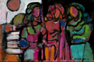 MARY ANN GLAFTELTER - "THREE FIGURES"